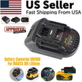 USB Battery Adapter Converter For 20V DEWALT Milwaukee M18 Convert To