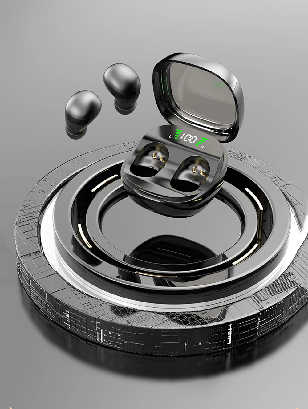 Mini Invisible Earphones Bluetooth 5.3 Headphones HiFi Stereo Wireless Headsets Noise Reduction Earbuds for Xiaomi Huawei