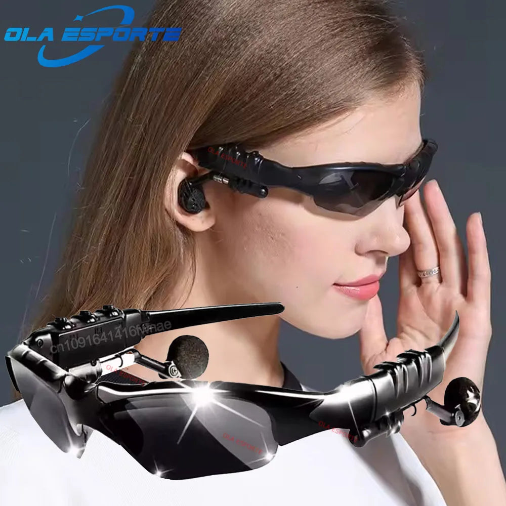 5.0 Smart Bluetooth Audio Glasses Outdoor Sports Cycling Surround Sound Headphones Listen To Music Call Polarized Sunglasses