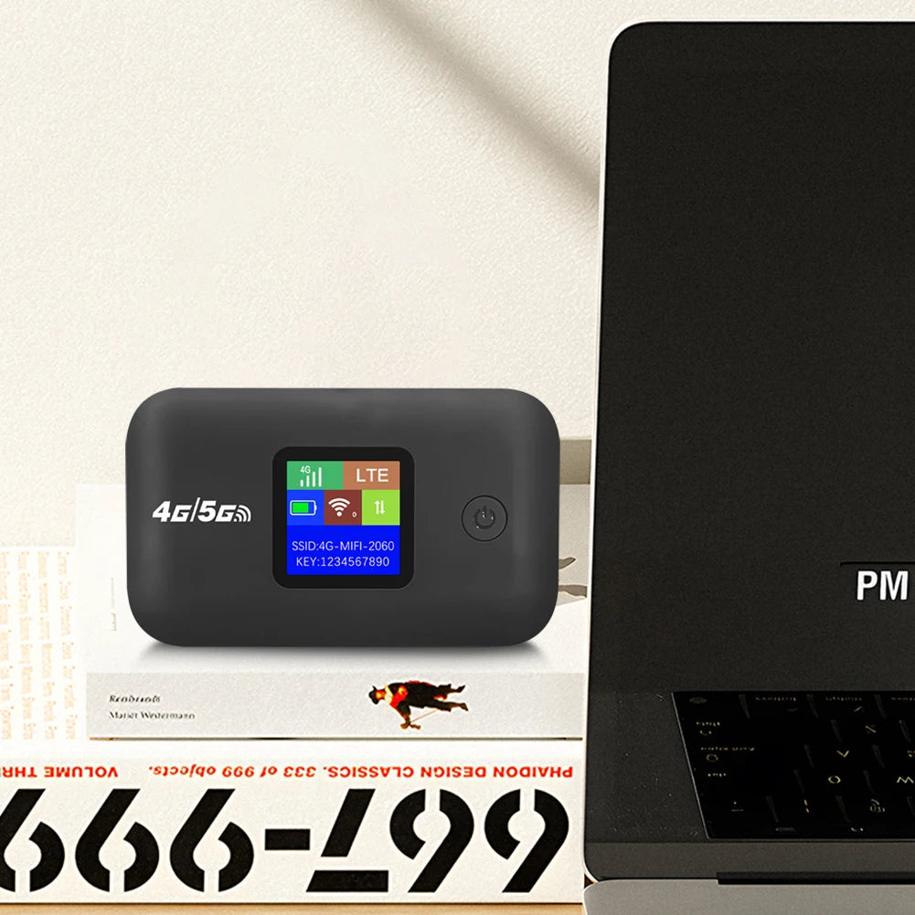 4G/5G Mobile WIFI Router 150Mbps 4G LTE Wireless Router 3500mA Portable Pocket MiFi Modem with Sim Card Slot Mobile WiFi Hotspot